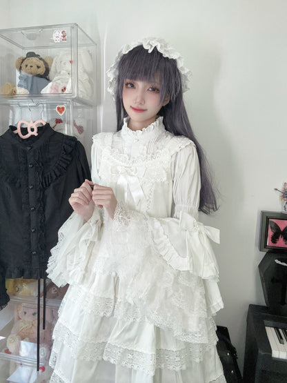 Twilight Zone - Sweet Lolita Blouse Princess Sleeve Shirt Inner Wear