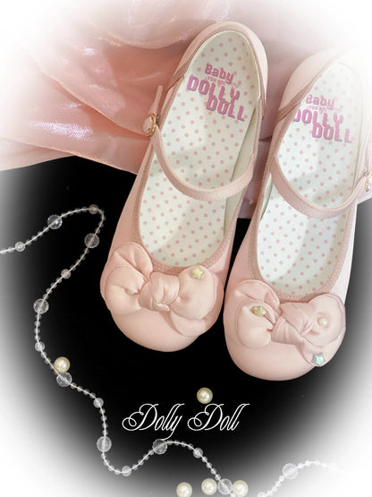 Dolly Doll - Little Fat Ding - Sweet Lolita Shoes Low Heel Round-toe Shoes