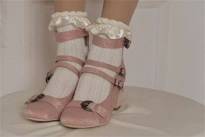 MR.Qiutian - Velia - Elegent Lolita Shoes CLA Thick Heel Shoes