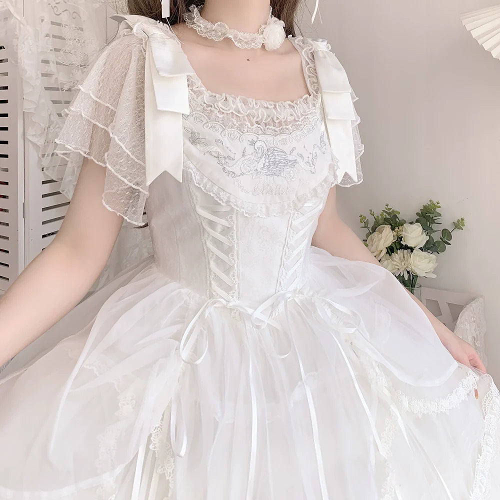 Yuexi - Plus Size Lolita Blouse Versatile Daily Loose Shirt