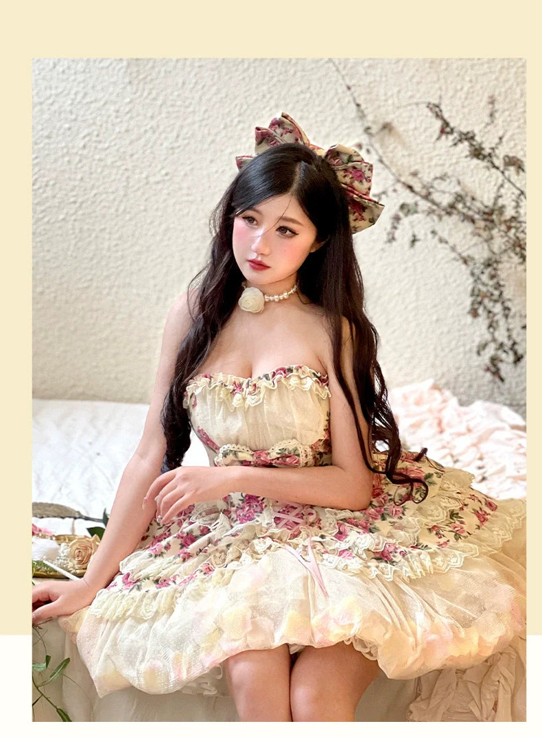 Diamond Honey - Sweet Lolita JSK Dress Sleeveless Dress for Spring Summer