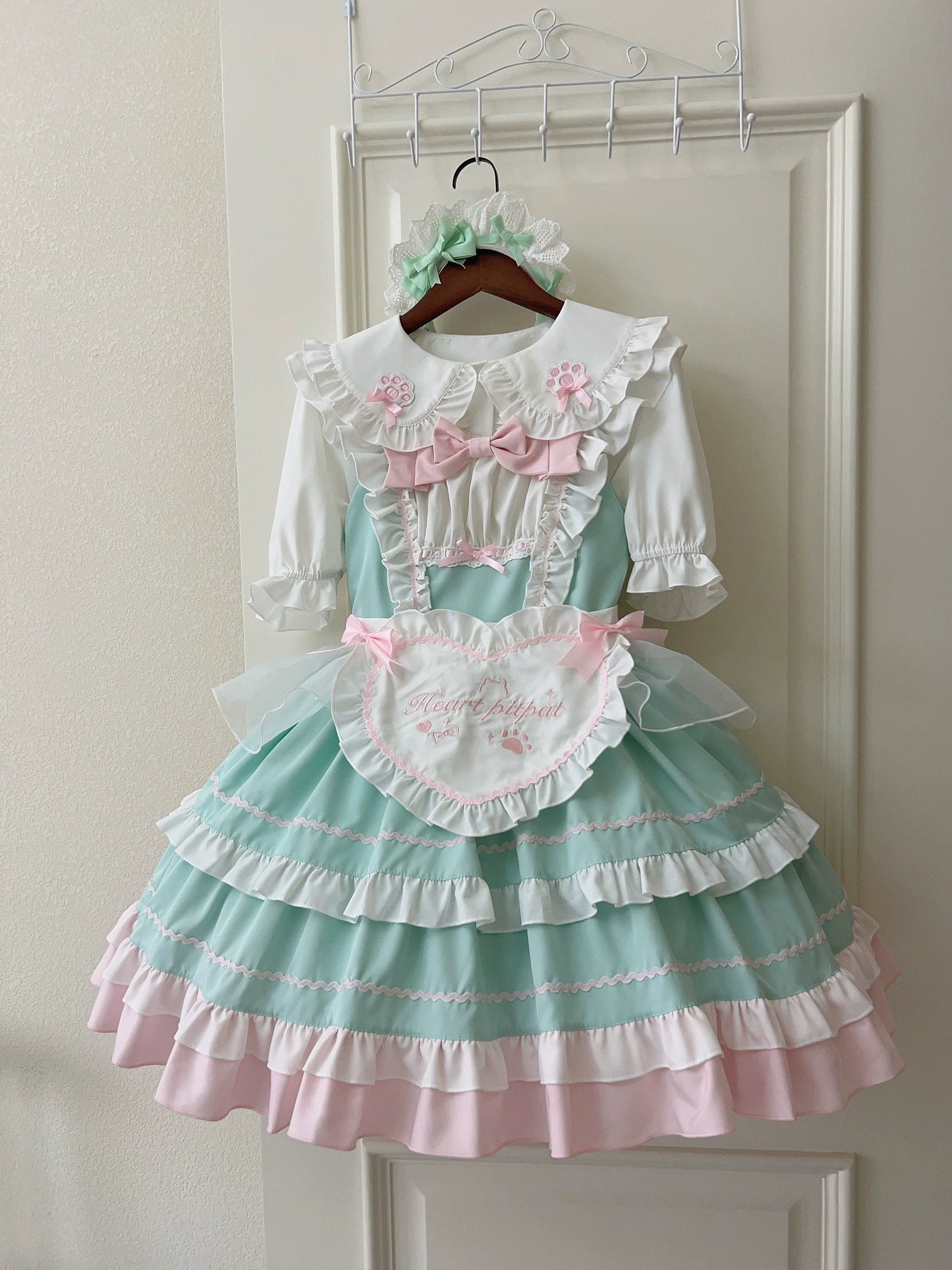 Sugar Girl - Cat Ear Tale - Sweet Lolita Jumper Dress Suspender Dress