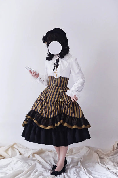 Miss Point - Custom-Made Lolita Elegant Stand Collar Lolita Shirt