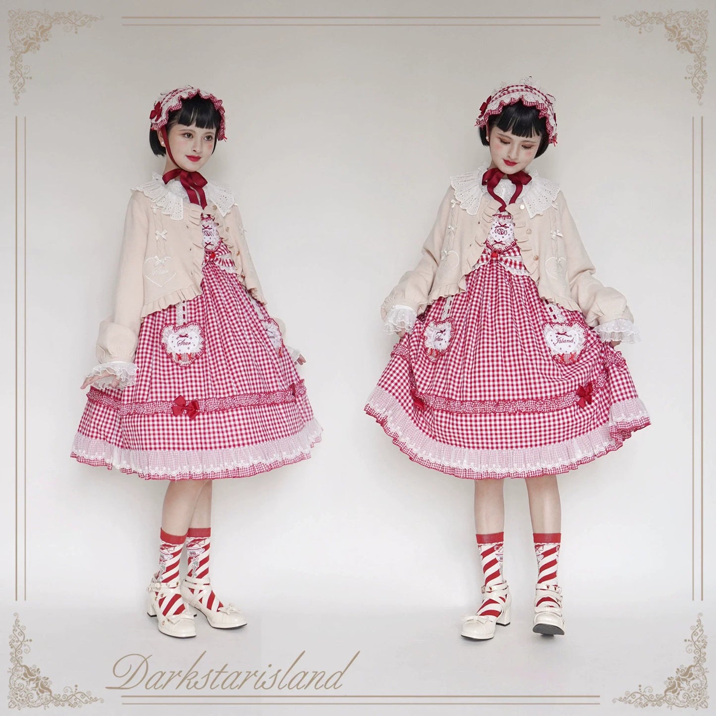 Dark Star Island - Sugar Frost - Sweet Lolita Cardigan Knit Embroidered Sweater