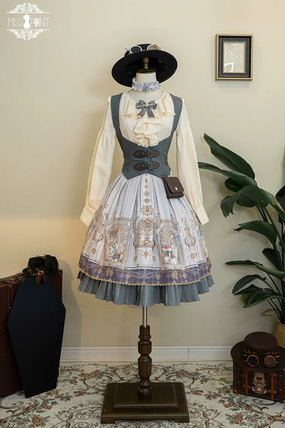 Miss Point - Demon Hunter's Diary - Gothic Lolita PU Leather Vest