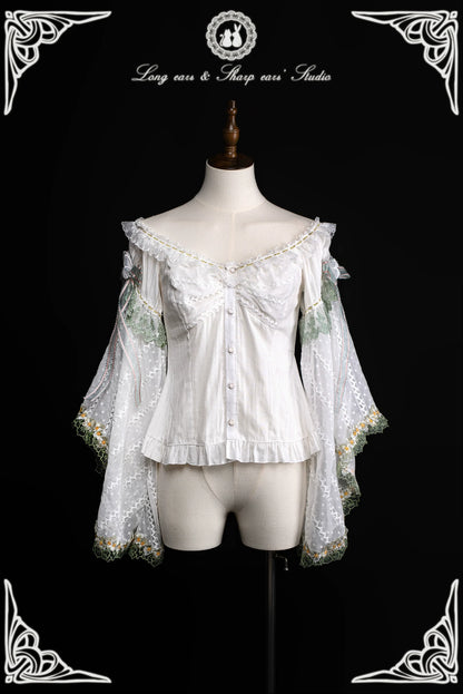 Long and Pointed Ears - Lily Overture - Wedding Lolita Dress Set Bridal Dress