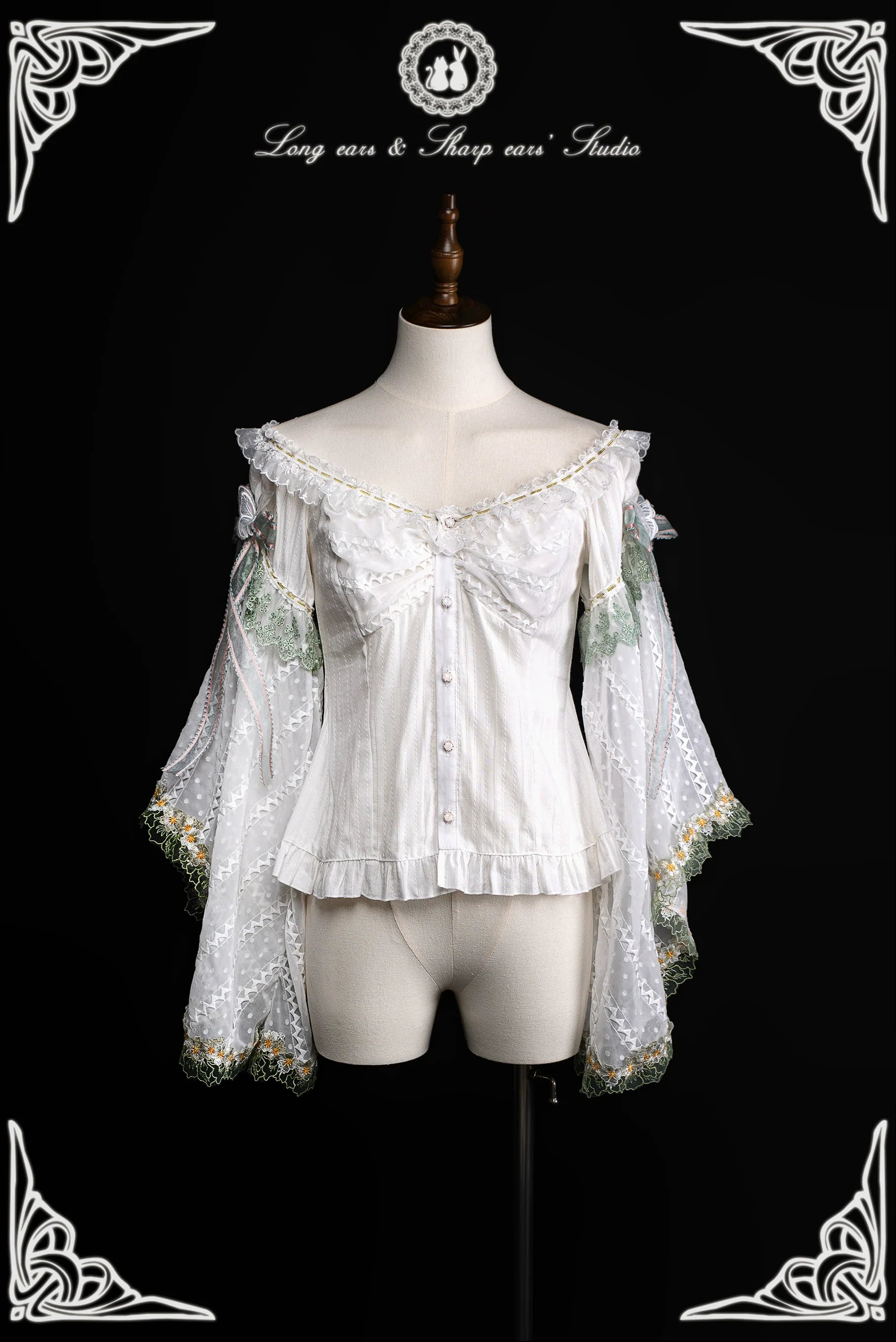 Long and Pointed Ears - Lily Overture - Wedding Lolita Dress Set Bridal Dress