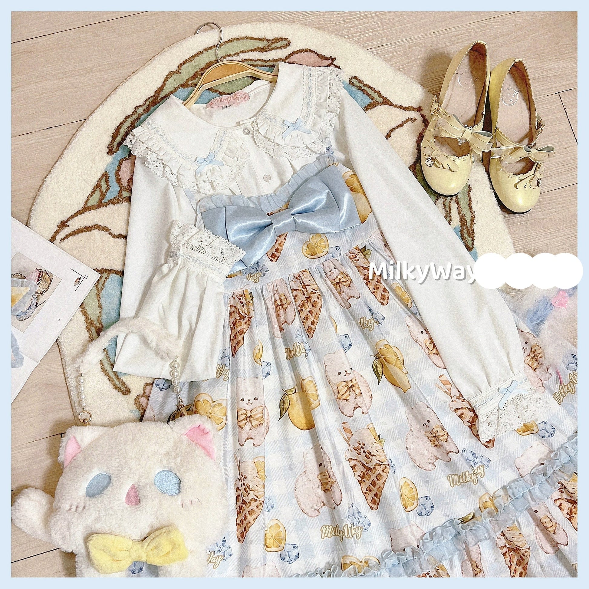 Milky Way - Lemon Puppy Lolita JSK Dress