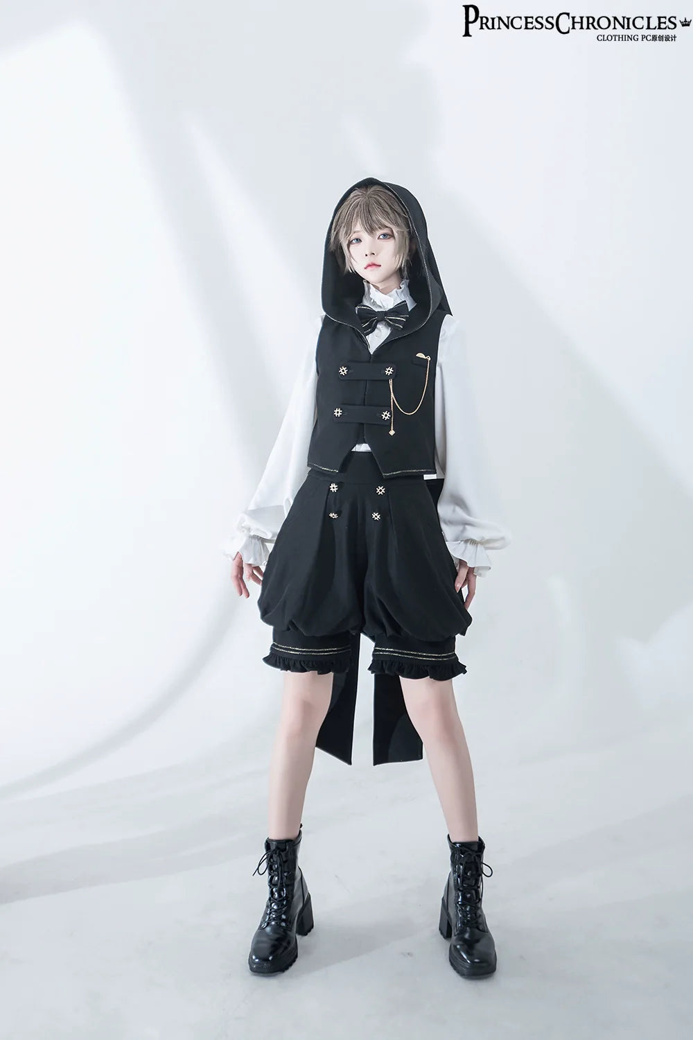 Princess Chronicles - Desperate Bunny - Ouji Lolita Vest Shorts Set