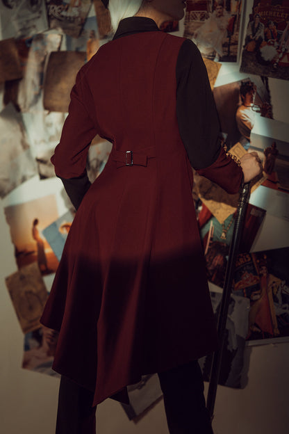 Princess Chronicles - Red and Black - Retro Ouji Lolita Handsome Black Pants