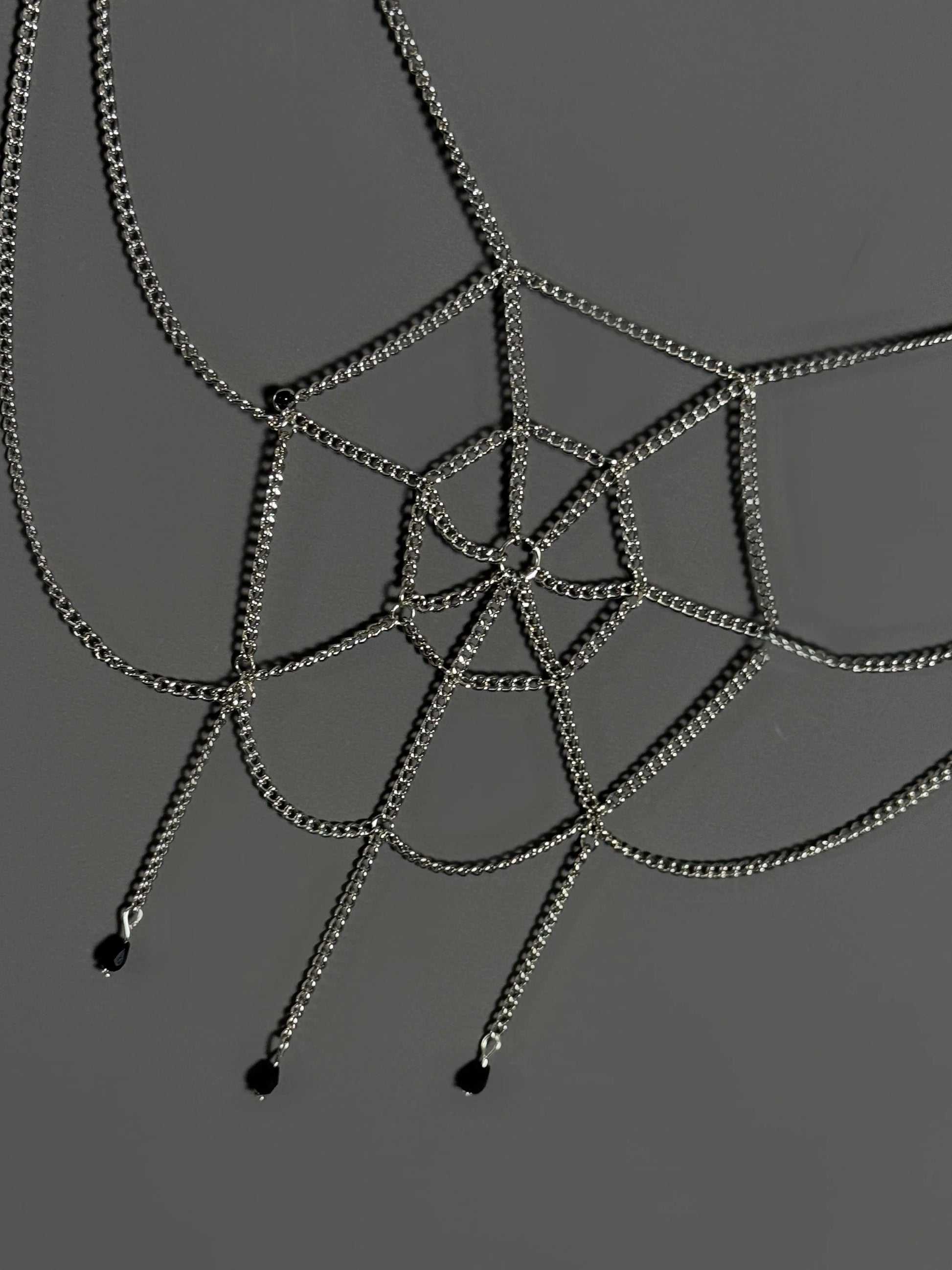 Alice Girl - Lolita Potion - Gothic Lolita Accessory Spider Web Lolita Waist Chain