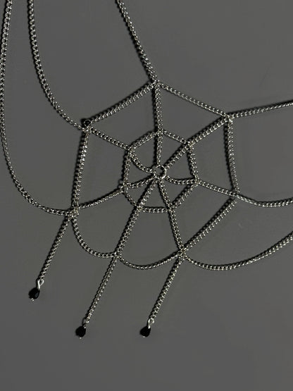 Alice Girl - Lolita Potion - Gothic Lolita Accessory Spider Web Lolita Waist Chain