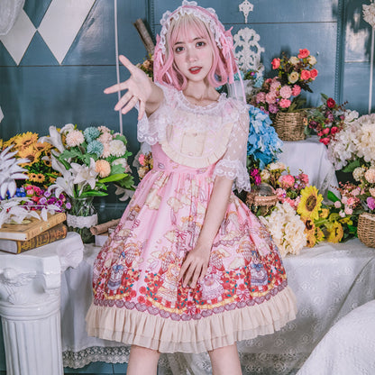 Niu Niu - Plus Size Lolita Shirt Lace Mesh Blouse