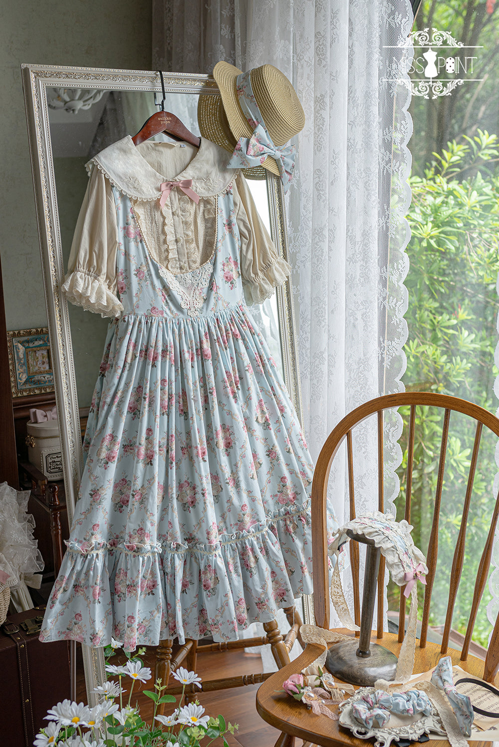 Miss Point - Happy Summer - Elegant Lolita Floral JSK Dress