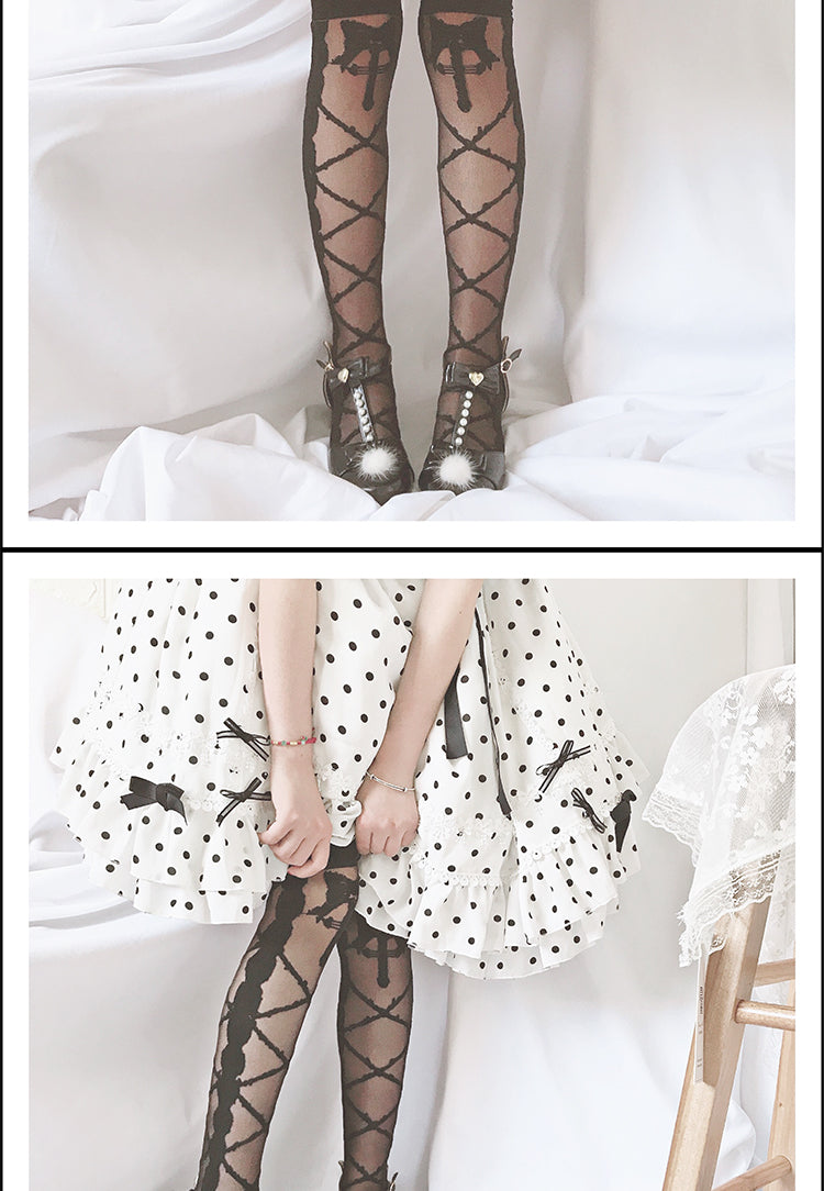 Roji roji - Thorn Kiss - Lolita Thigh Stockings Lolita Pantyhose