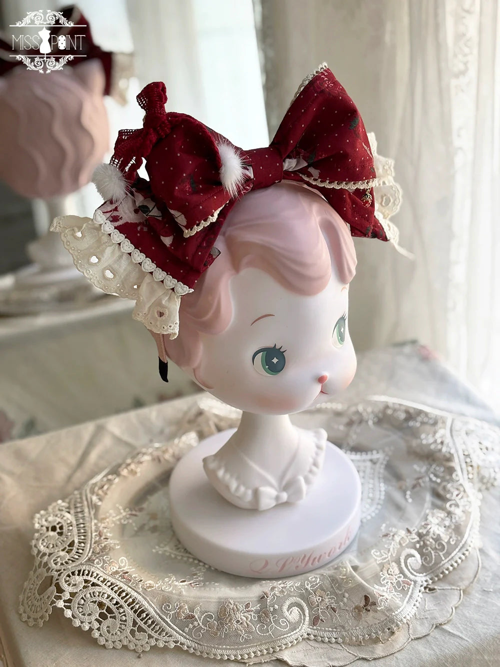 Miss Point - Forest Berry Bunny - Classic Lolita Accessory Cute Rabbit BNT KC and Brooch