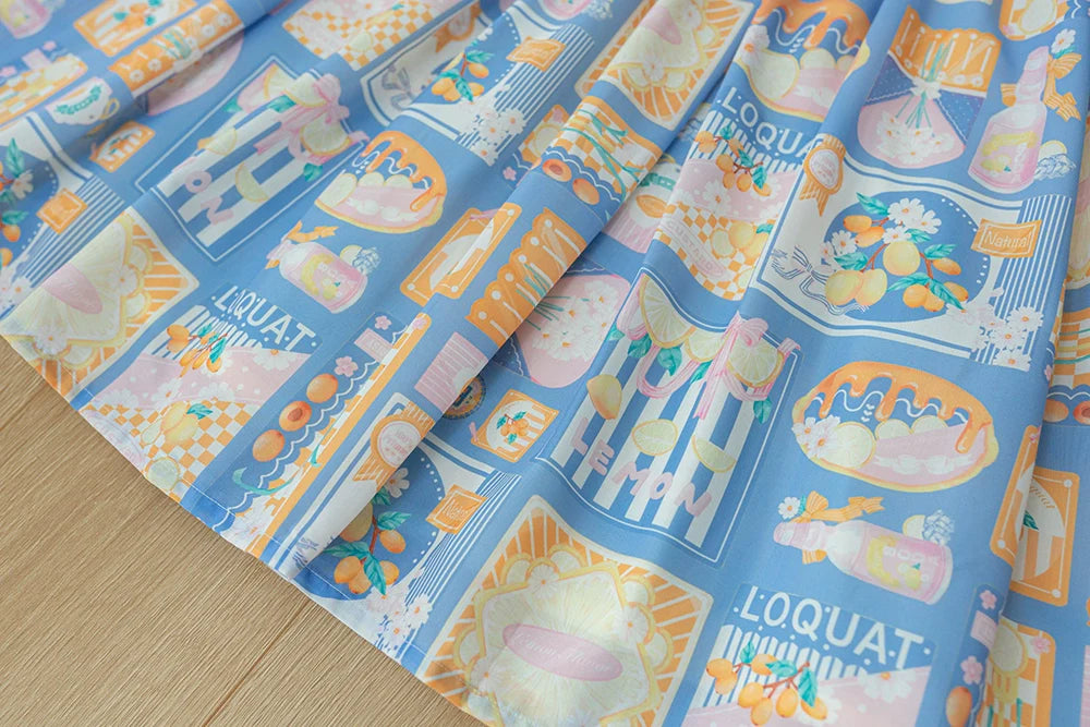 Miss Point - Daisy Lemon - Kawaii Lolita Lemon Print JSK Customized