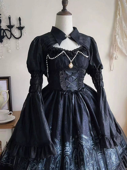 Sugar Girl - Silent Night Church - Gothic Lolita JSK Dress & Bolero