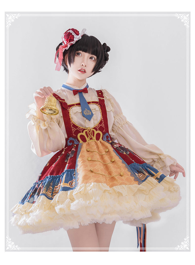 YingLuoFu - Santa Clara - Kawaii School Lolita JSK
