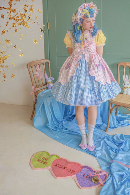 Fluff Mollie - Bean Breakfast - Sweet Lolita Overskirt Daily Daily Petaled Skirt