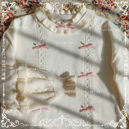 MIST - Small Ointment - Sweet Lolita Thick Sweater Coat Puff Sleeve