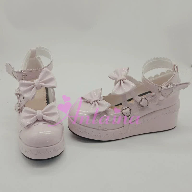Antaina - Sweet Lolita Shoes Platform Shoes Multicolor