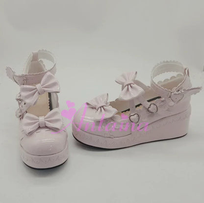 Antaina - Sweet Lolita Shoes Platform Shoes Multicolor
