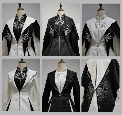 Morning mist and warbler - Dragon Scale - Gothic Lolita Jumper Dress Goth Coat