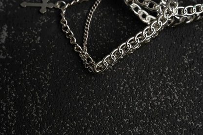 Strange Sugar - Gothic Lolita Hair Clip Alloy Bow Cross Lolita Claw Clip Accessories