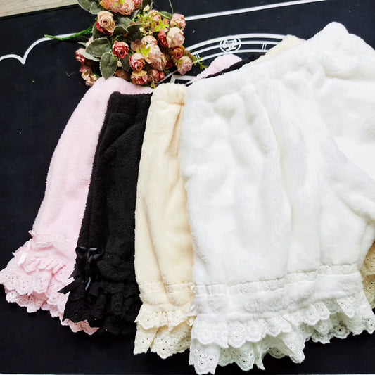 DMFS Lolita - Winter Lolita Fleece Bloomer Plush Lolita Homewear