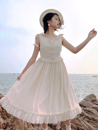 Miss point - Rhine Riverside - French Vintage Chiffon Lolita JSK
