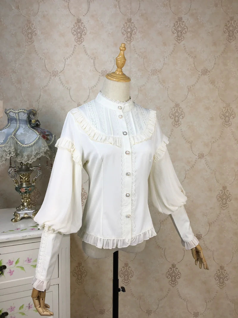 Princess Tailor Lolita - Mutton Sleeves Classic Lolita Thick Blouse
