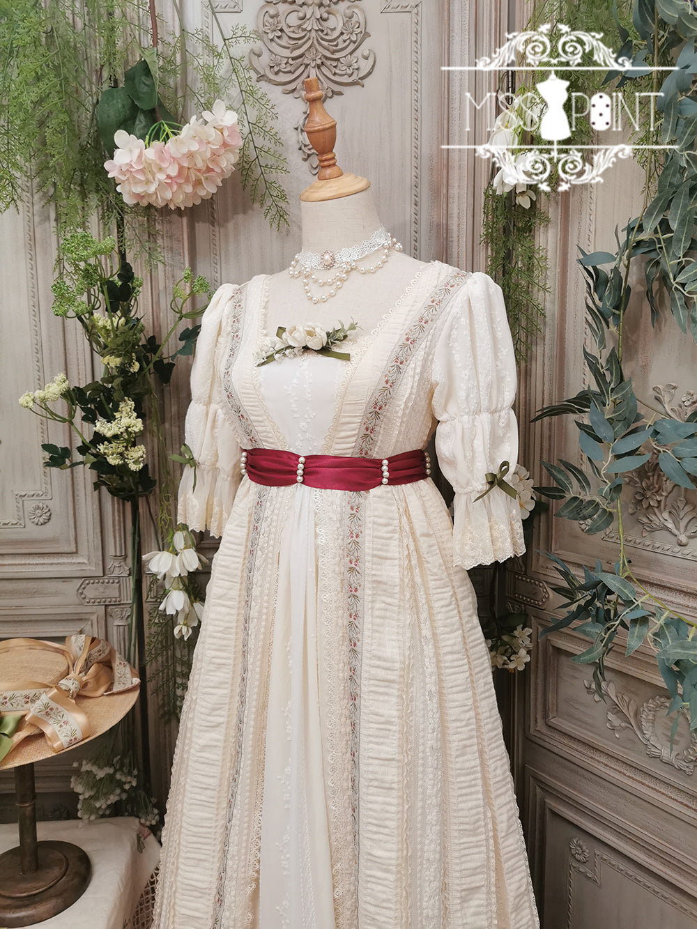 Miss Point - The Sally Gardens - Multicolors Ribbon Lolita Sash