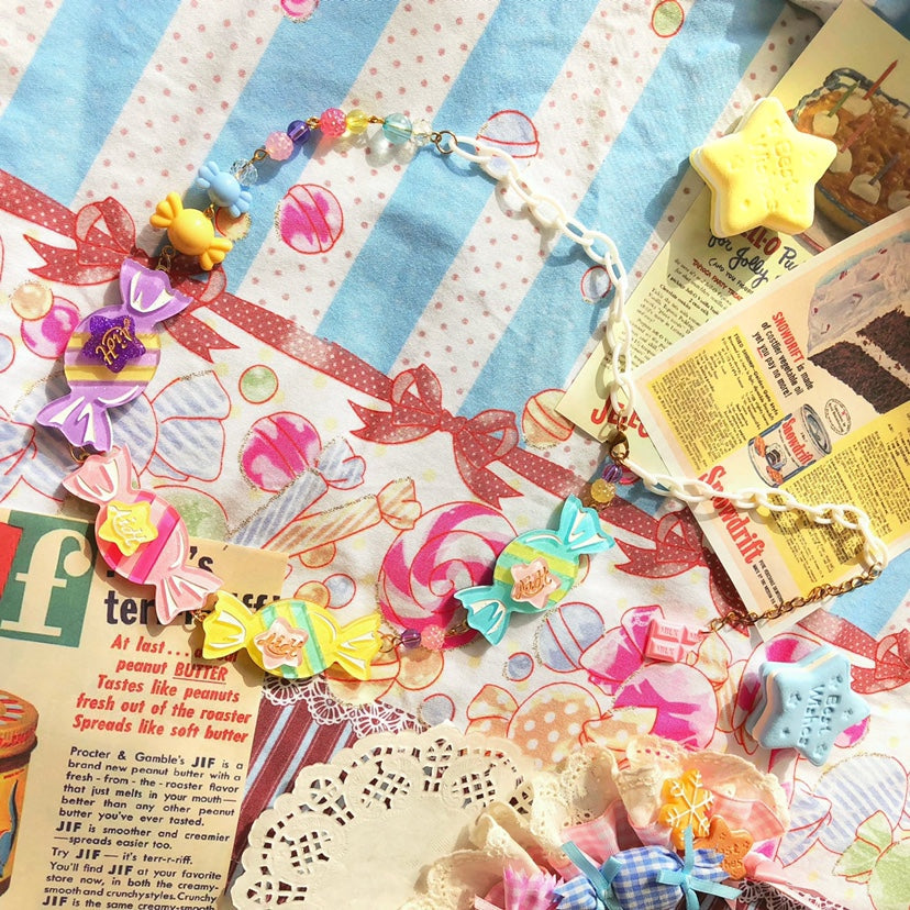 Halloween Alice - Sweet Lolita Candy-Shaped Necklace