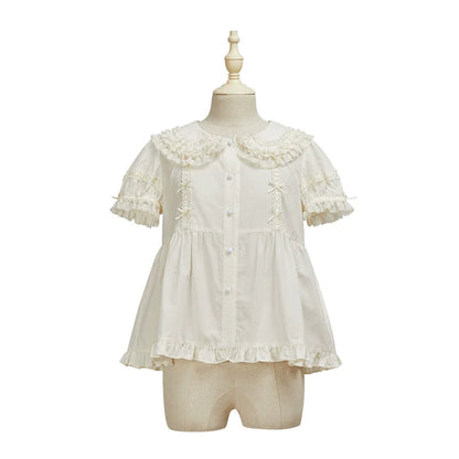Summer Fairy - Cloud Dream - Sweet Lolita Shirt Peter Pan Collar Innerwear