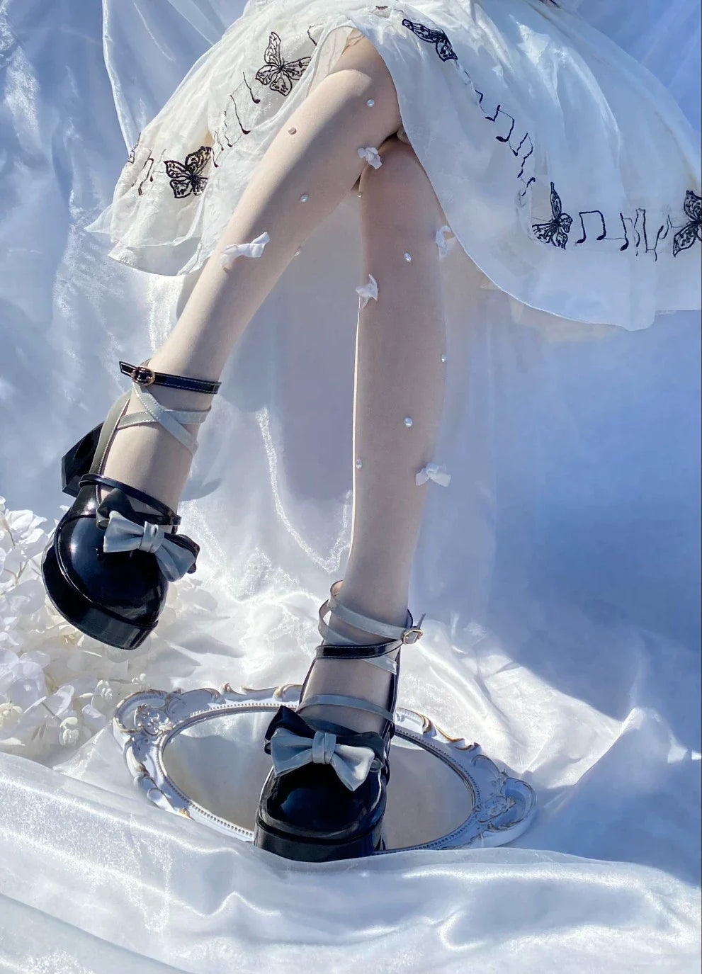 A Can of Cocoa - Heart Function - Sweet Lolita Shoes Gradient Color High Heels