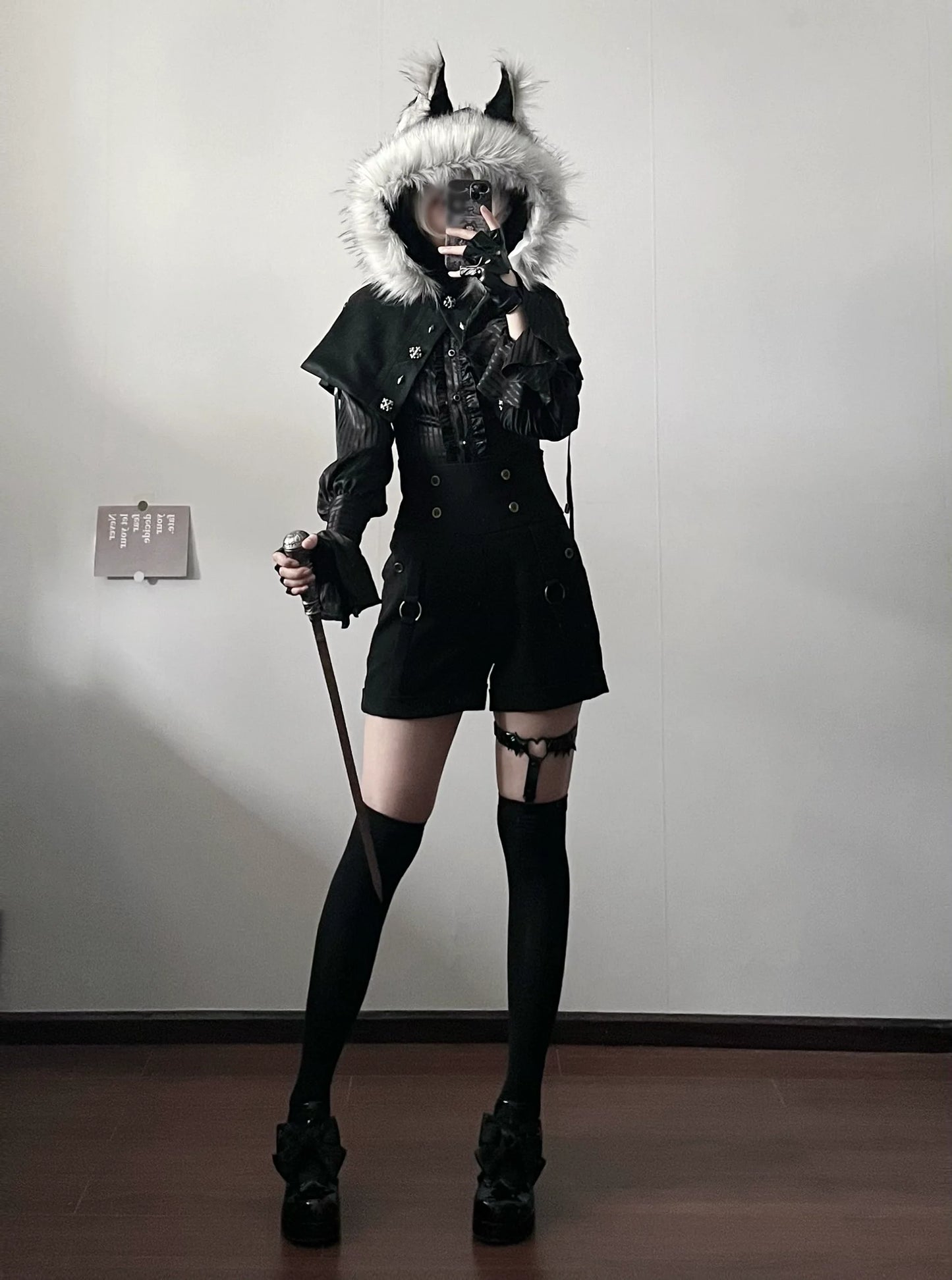 Gazing Galactic - Ouji Lolita Hight Waist Shorts