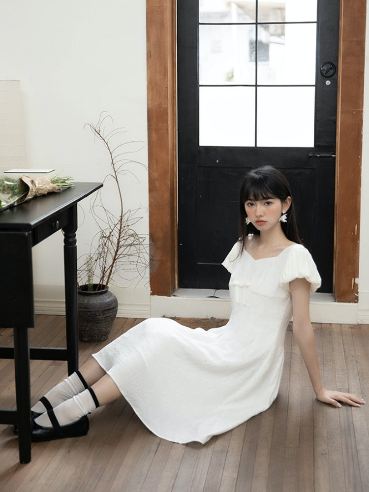 Flower Embroidery Dress【s0000001737】