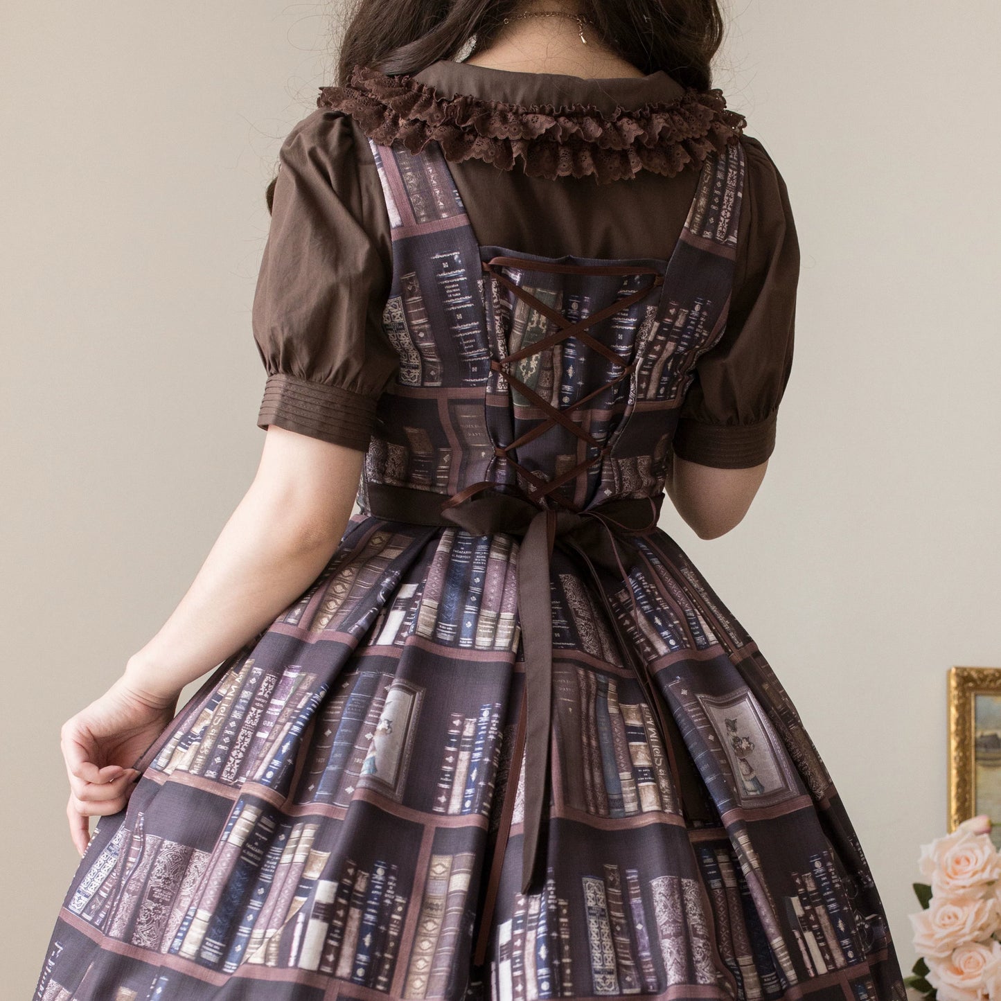 MIST - Semi-sweet Milk Cake - Sweet Lolita Short Sleeve Blouse with Lace Peter Pan Collar