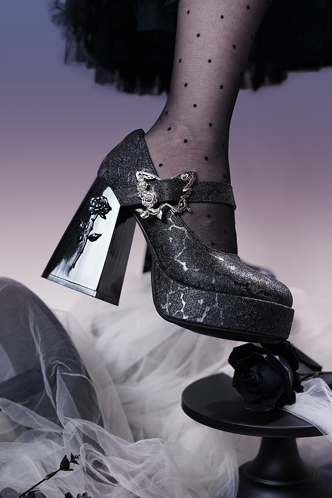 Dreamland - The cycle of all things - Lolita High Platform Shoes with Elegant Butterfly Buckle