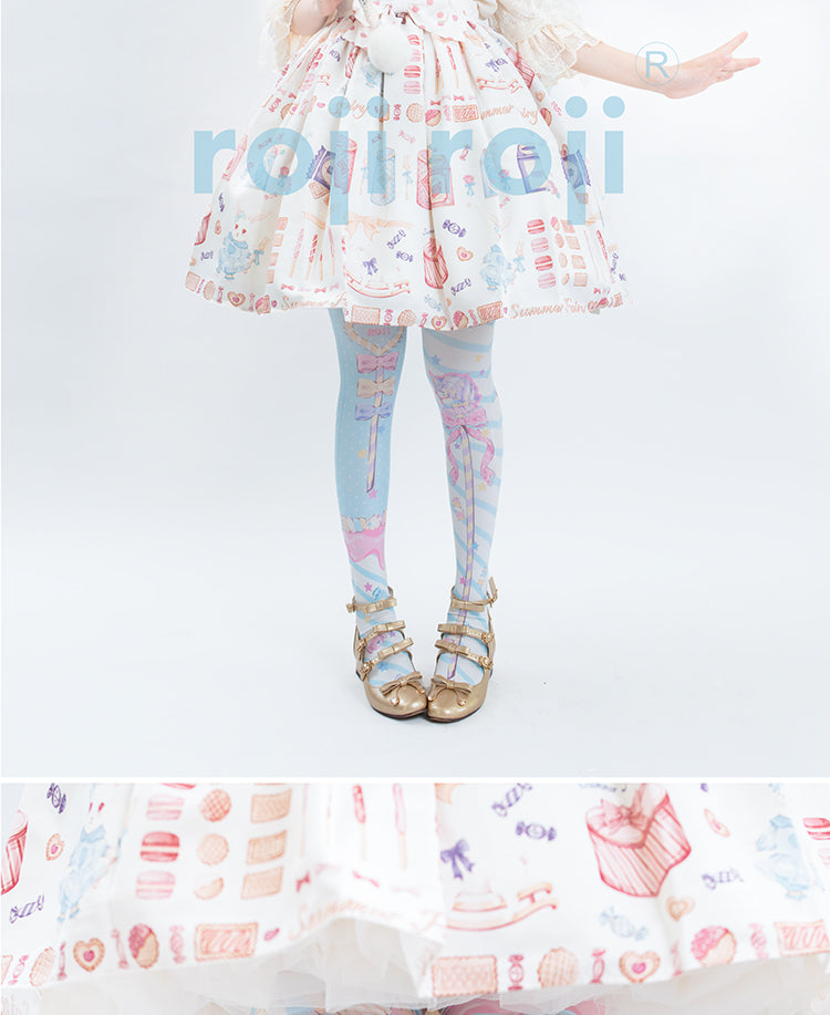 Roji roji - Holy Mace Fairy Kei Lolita Stockings