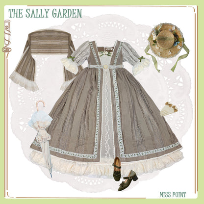 Miss Point - The Sally Gardens - Elegant Lolita Lotus Sleeves OP Dress