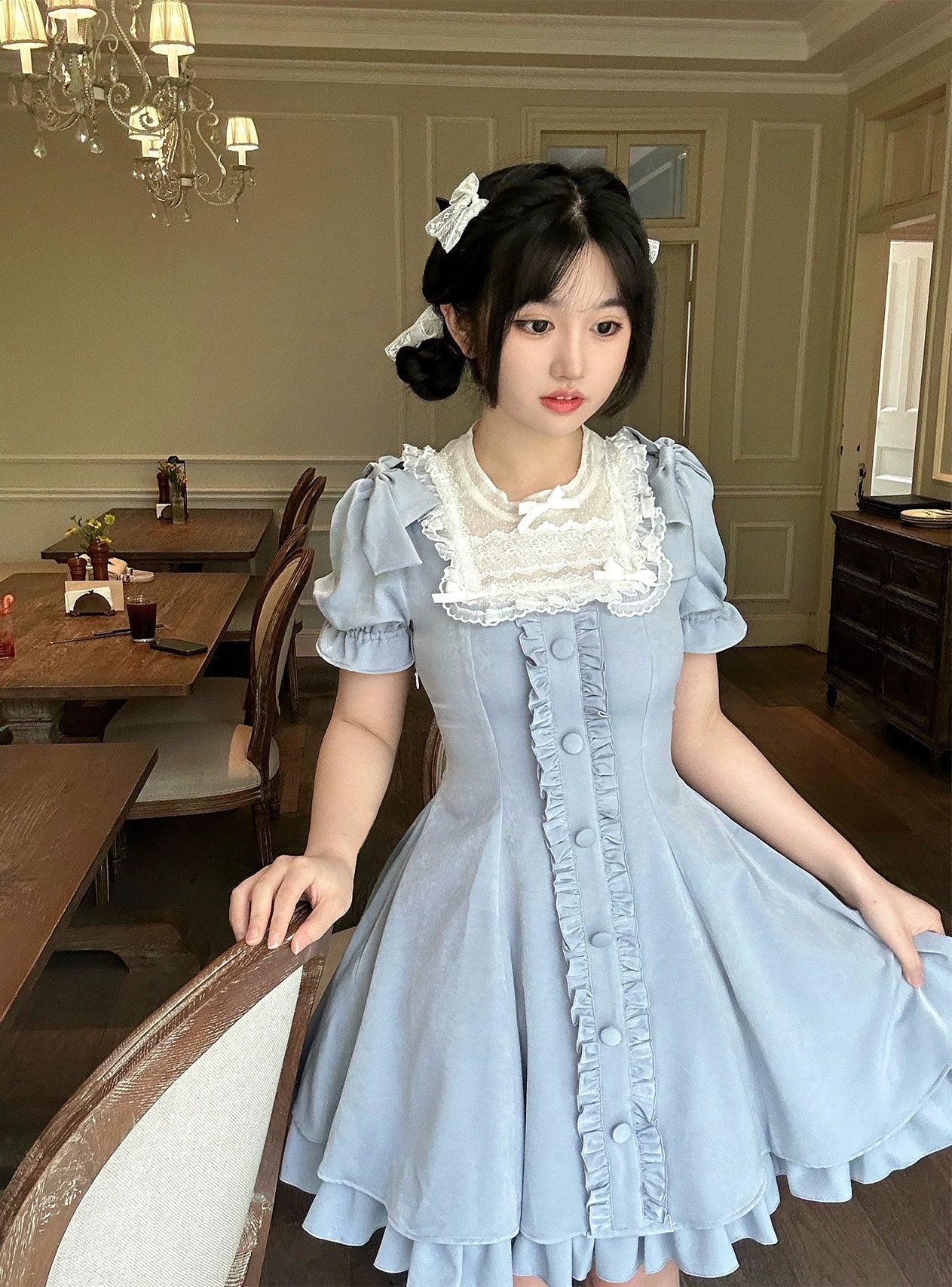 Sweet Wood - Plus Size Lolita OP Dress Summer Dress