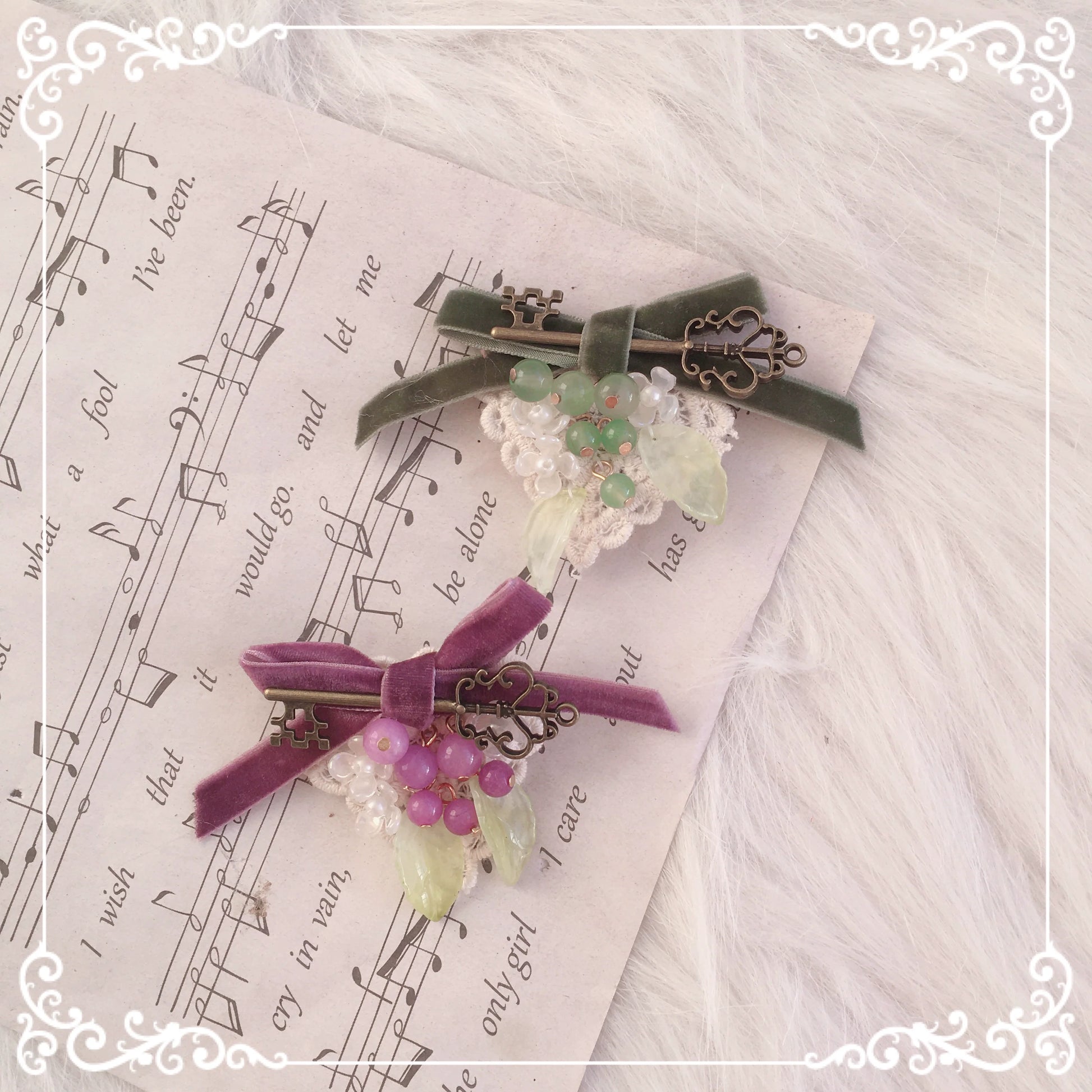 Chestnut Lolita - Louvre Vineyard Accessory Hairband Retro Lolita KC