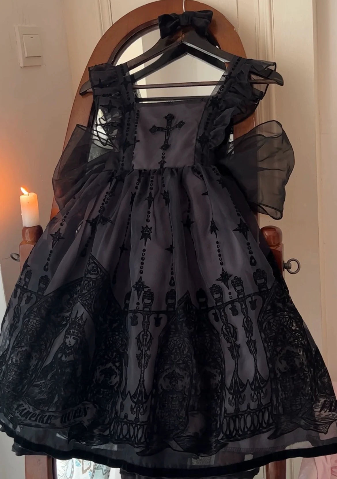 Sugar Girl - Cross Witch - Gothic Lolita Jumper Dress Suspender Dress