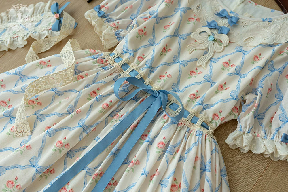 Miss Point - Customized Elegant Lolita OP Dress Cute Daily Girl Short Lolita Dress