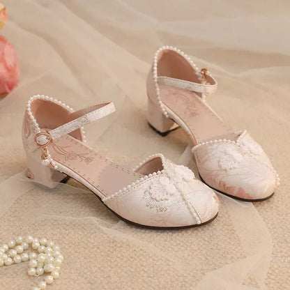 Yana - Heart Jade Yana - Qi Lolita Shoes Chunky Heels