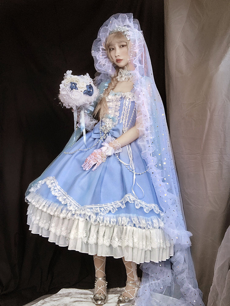 Fairy Tales - Fate Quartet Bridal Lolita Gothic JSK Dress