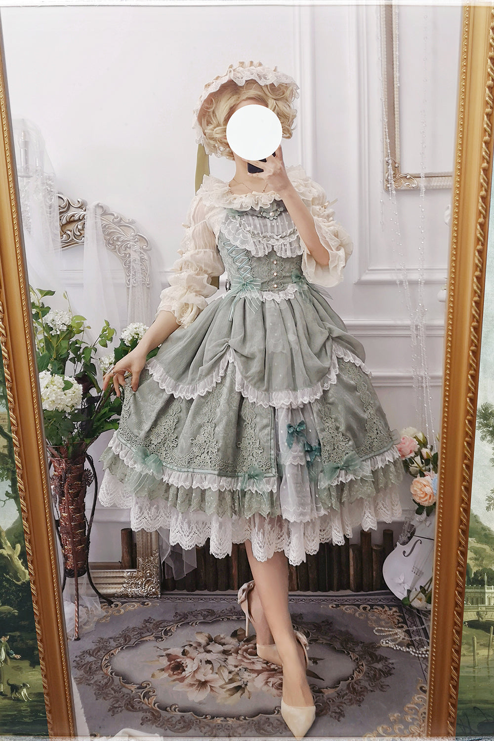 Miss Point - The Sally Gardens - Lotus Root Sleeve Lolita Blouse
