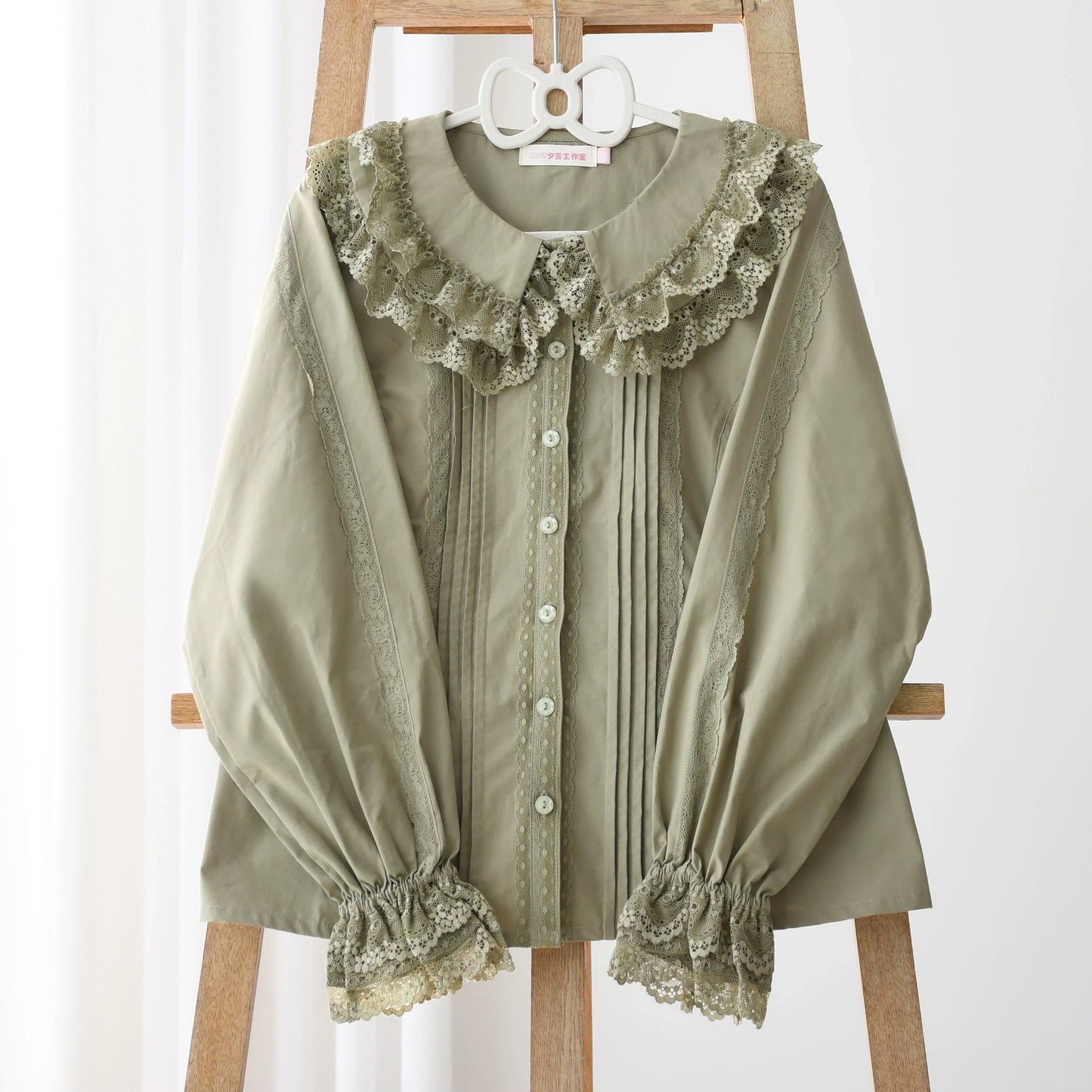 MIST - Hyde Garden - Daily Lolita Shirt Cotton Blouse Long Sleeves